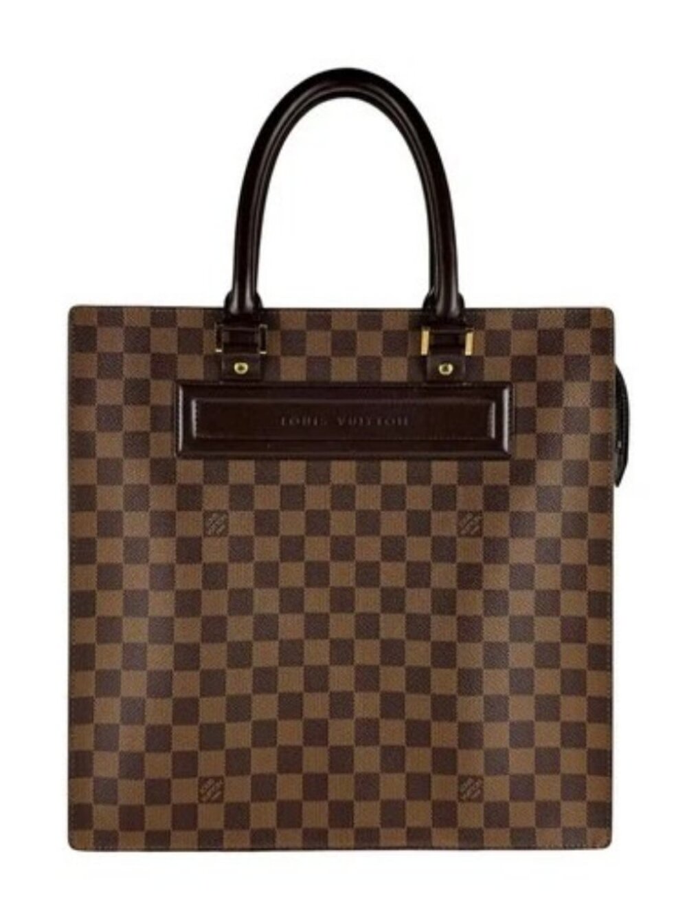Auth LOUIS VUITTON Damier Ebene Venice GM Handbag Brown N51146 - z10224